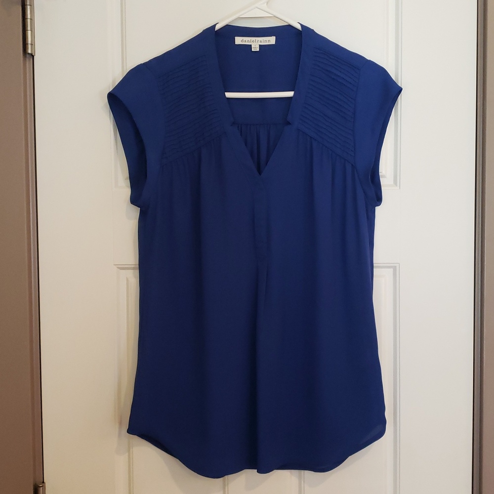 Daniel Rainn Royal Blue Women's Size Small Sleeveless Blouse
